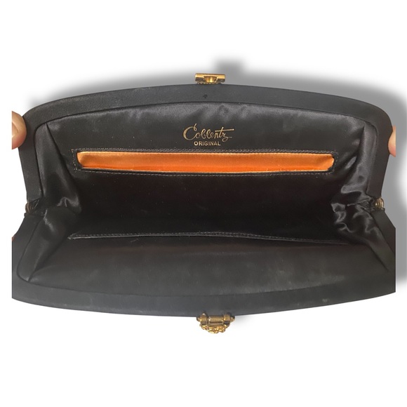 Chic Black and Gold Clutch by Colberte - Picture 1 of 4